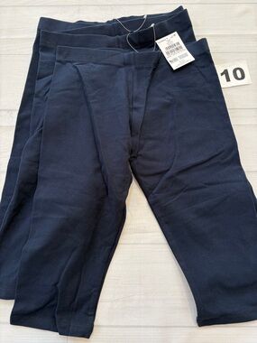 next Navy cropped leggings x3